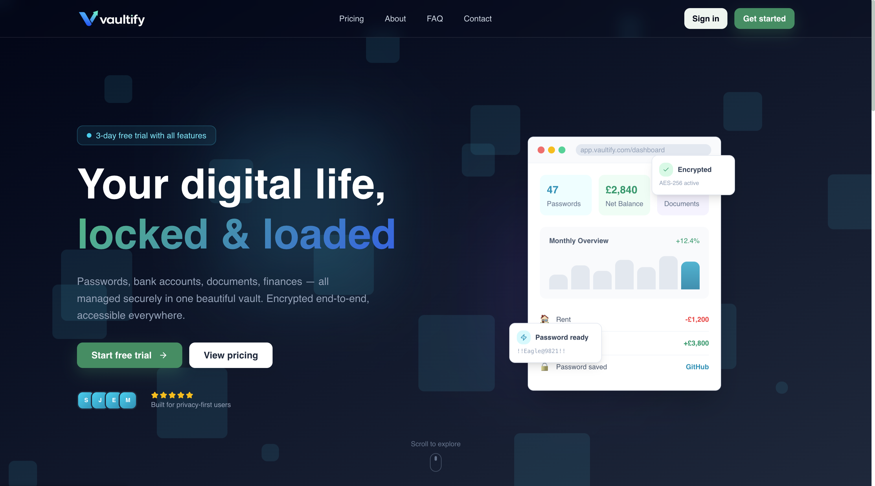 Vaultify - Expense Management SaaS